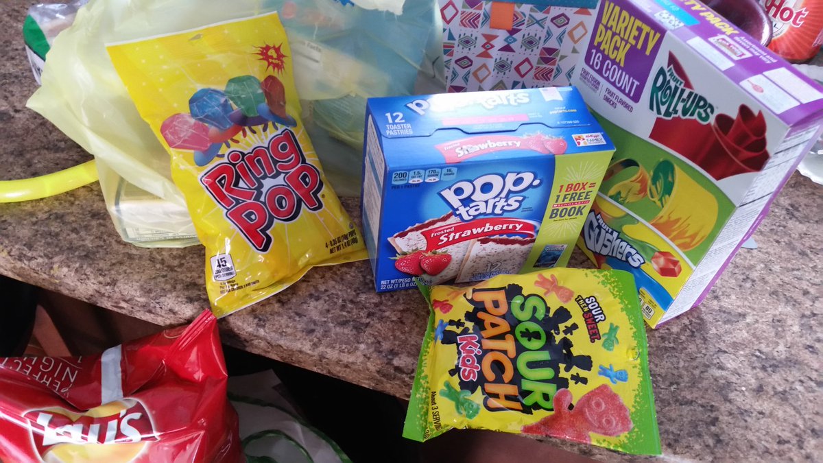 When you send dad for vacation supplies...

#dontsendDad #vacation #snacks #bringingupthebakers #dadsrule #snackattack #dad #stillakidatheart