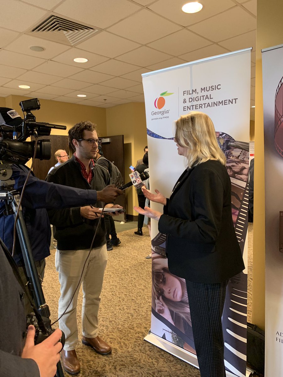GGroup2's tweet photo. Highlights from the @GA_Production #GPPSGARegional meeting, presented by @gafmde , today in Valdosta! Thank you to @valdostastate @SouthGAFilm for your support! 
#GAFilm
#VState
#SGFF2k19 https://t.co/A10cPWx6L4