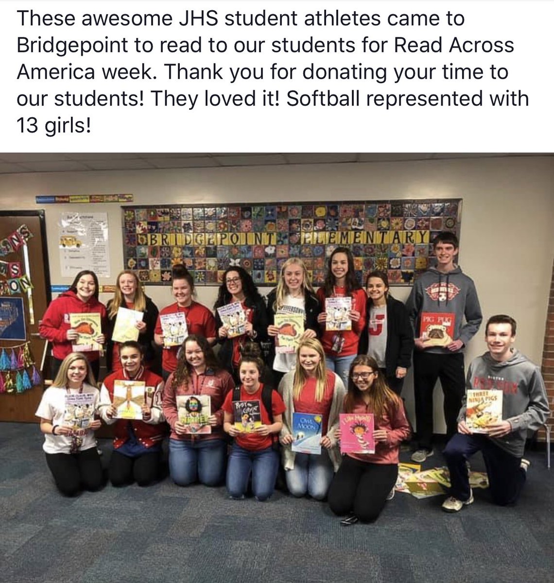 JHS softball tweet media