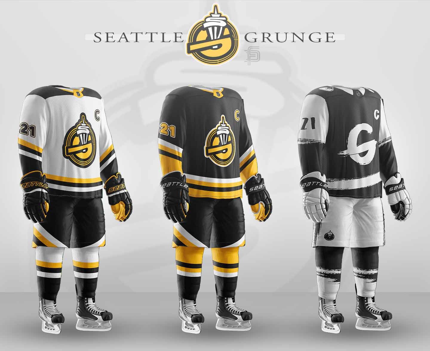 Ferry on X: Here are four of my concepts for the upcoming NHL Seattle expansion  team! Let me know which one you'd like to see on the ice in 2021!  #NHLSeattle #ReturnToHockey