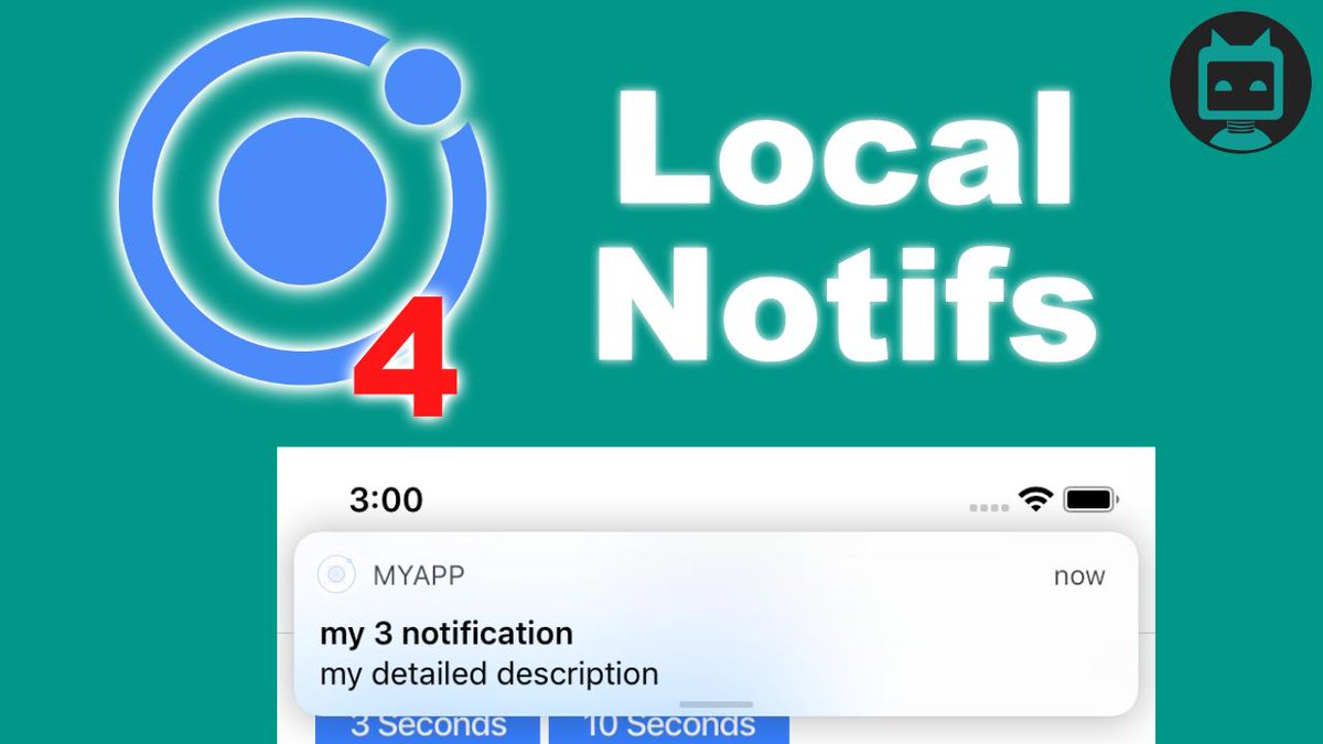 JamiBot1's tweet image. youtube.com/watch?v=FLHi2p… #ionic #ionic4 #localnotifications #notif #notifications #ionictutorial #jamibot #mobile #mobiledev #mobiledevelopment #hybridapp #hybrid #tutorial