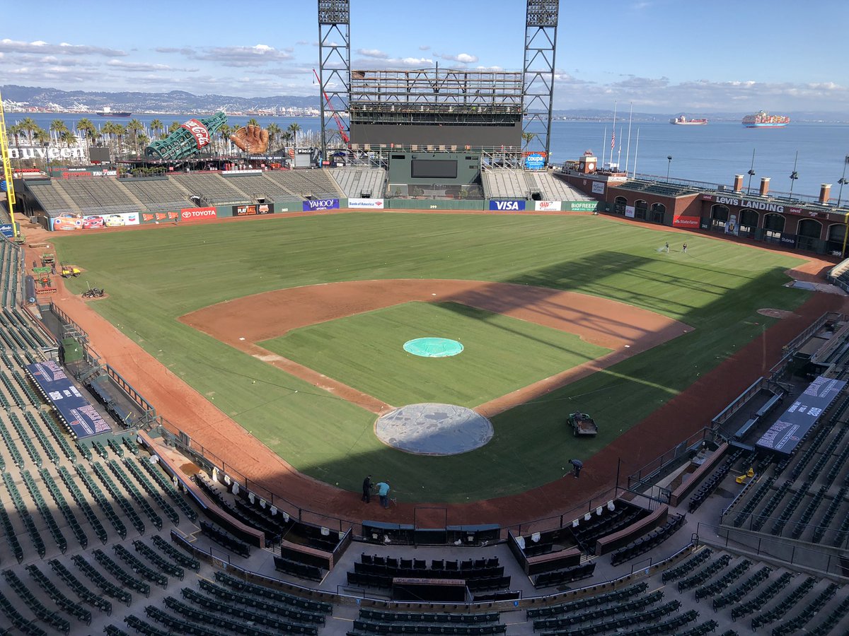 etc_greg's tweet photo. Thank you @FrontierGolf and @WestCoastTurf for the great job on the field. Sod and grade are in great condition. Next up is grading our @DuraEdge infield and track. Stay tuned https://t.co/MhbSLEc5Kg