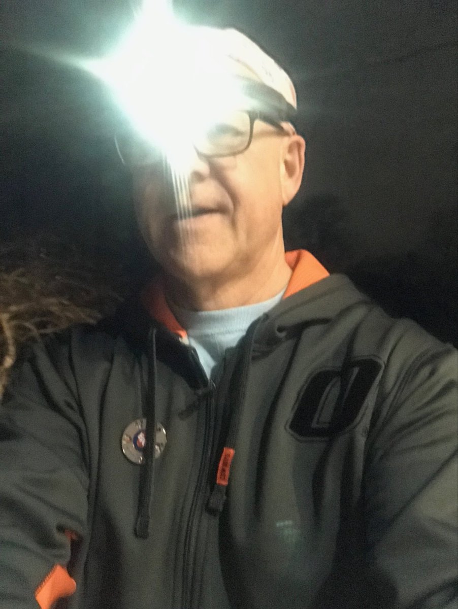 CaliesDad's tweet photo. Stoked and ready for my night run. #OptOutside https://t.co/q6uM9xVhJQ
