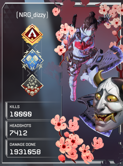 Dizzy 10 000 Kills As Wraith In Playapex Pog T Co A6gbf3qfsr Twitter