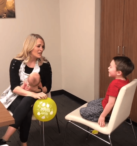 Carrie Underwood Sings Her Son Happy Birthday After Sucking In Helium, And It\s The Best -  