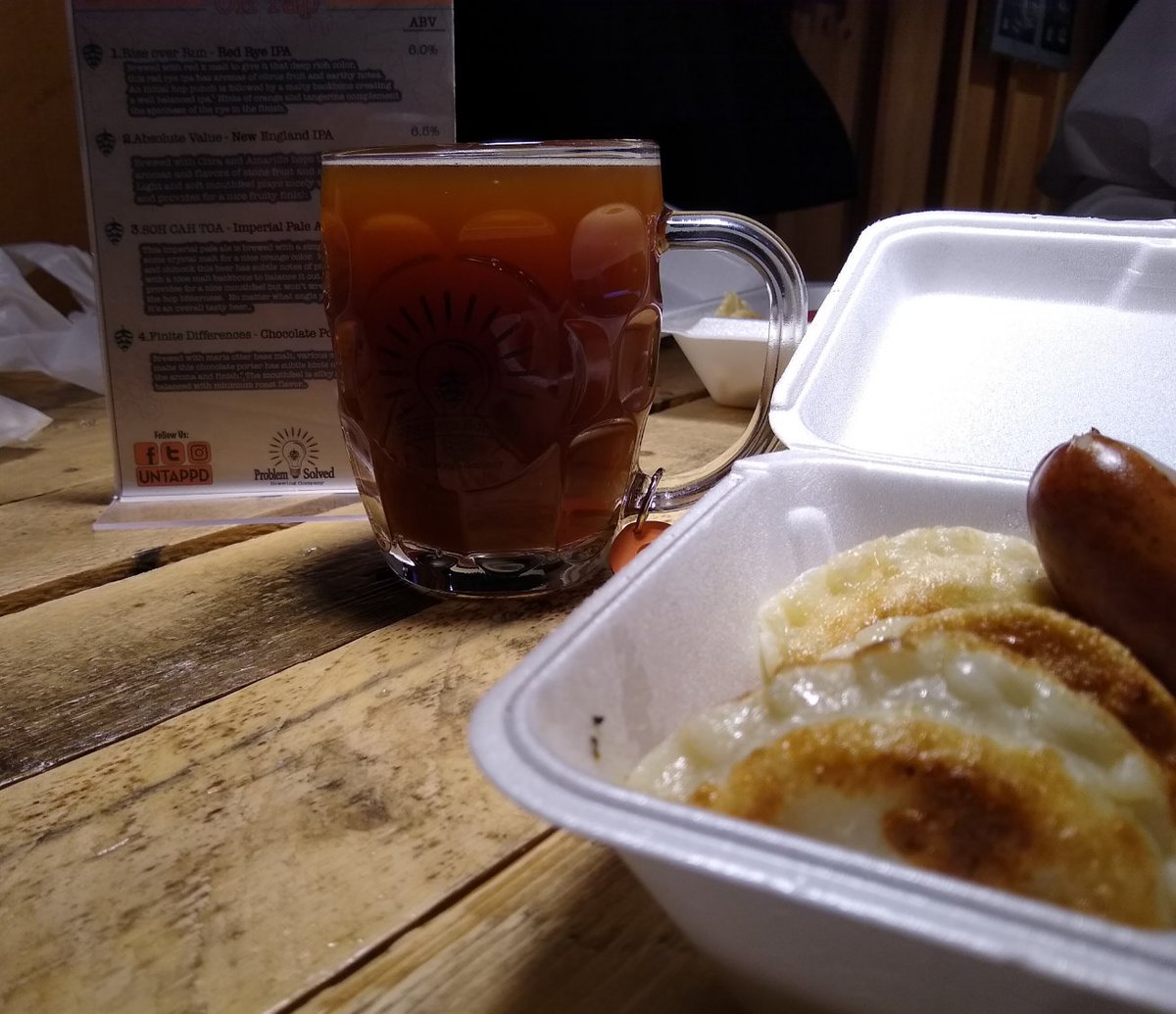 AmySopcakJoseph's tweet photo. It's Thursday. We've made it to the end of February. Seemed like as good a time as ever to enjoy some Polish foods and the newest release @Probsolvedbrews! #localcraftbeer #ctbrews https://t.co/gi6qtpJjiC