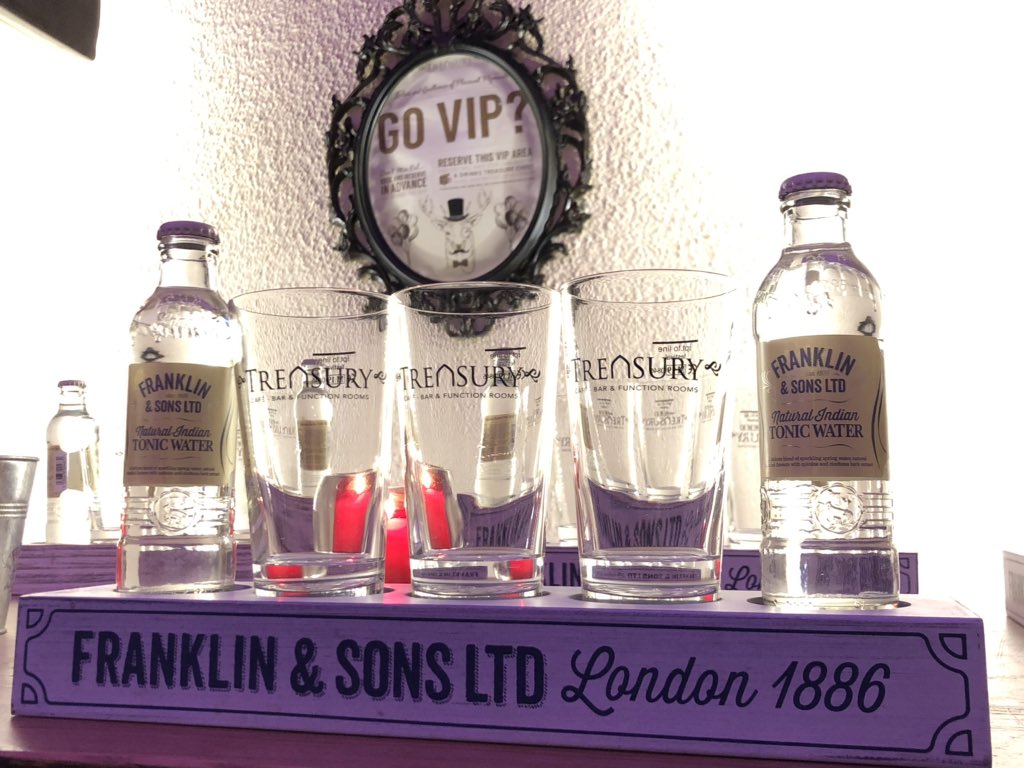 Another great gin tasting night <a href="/TheTreasuryBar/">The Treasury Bar</a> thanks to <a href="/quick_gin/">Quick Gin</a> for their amazing support. #ginspiration #gin #keepingitlocal