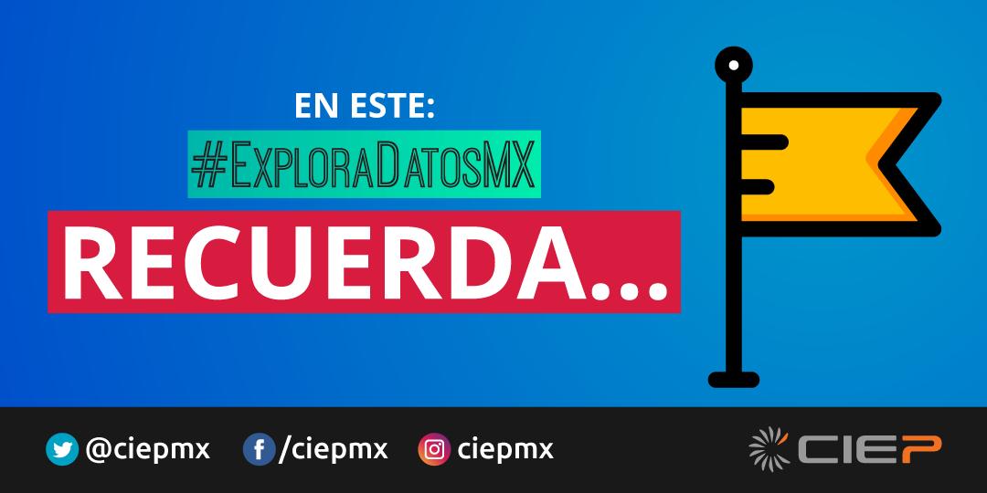 ciepmx's tweet image. Participantes del #ExploraDatosMX, recuerden que tienen hasta el sábado 2 de marzo a las 3 pm para difundir sus materiales en redes sociales.
