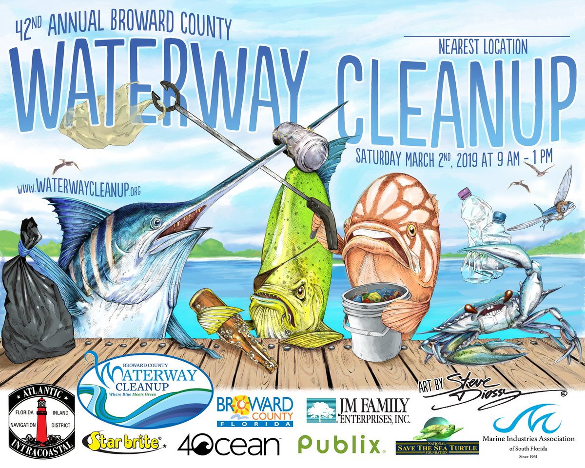 cohgov's tweet photo. Help wanted, #volunteers needed for the Broward County Waterway Cleanup on Saturday, 9A-1P. Five locations in #HollywoodFL to choose from & you don't need a boat. Registration & waivers visit: https://t.co/X1XMPAI4uo. #waterwaycleanup #keepourwaterwaysclean https://t.co/mWc59hk8SB