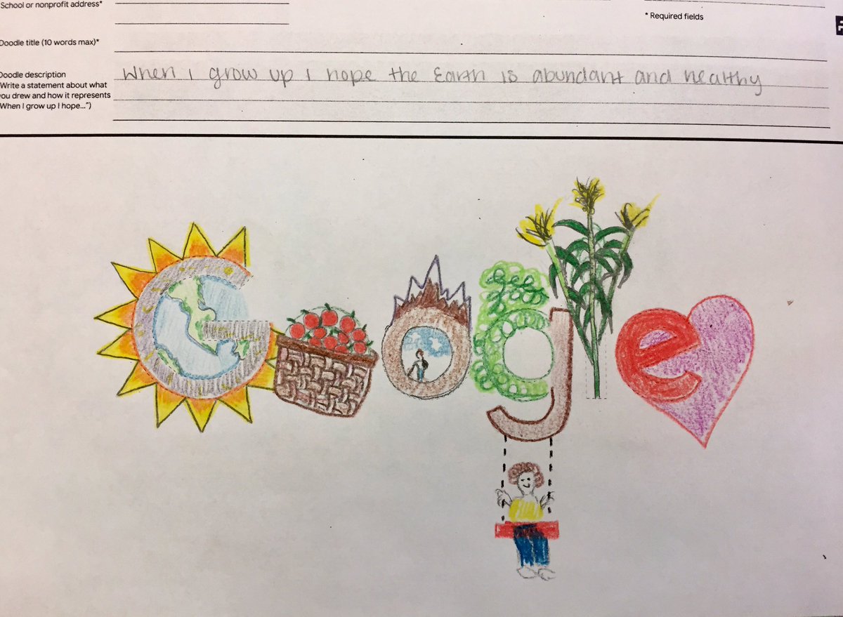 blairmlindsey's tweet photo. When I Grow Up...I Hope...
It’s not to late to submit! #doodleforgoogle #k-12 #creativity #imagine #doyoudoodle https://t.co/z4A3g7SuZ6