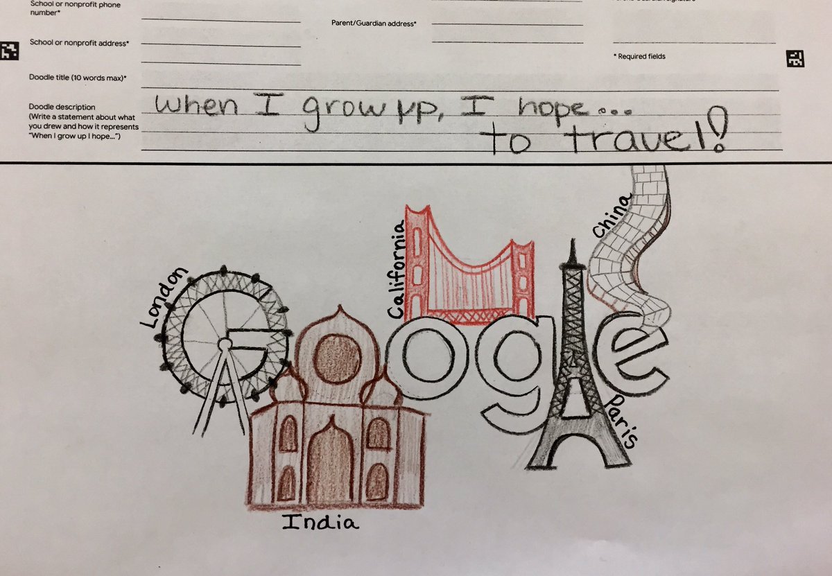 blairmlindsey's tweet photo. When I Grow Up...I Hope...
It’s not to late to submit! #doodleforgoogle #k-12 #creativity #imagine #doyoudoodle https://t.co/z4A3g7SuZ6