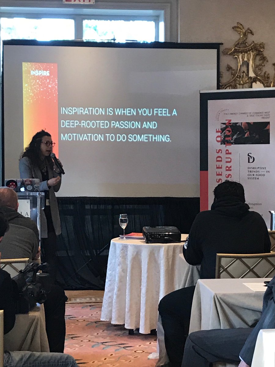 Iaccw_La's tweet photo. @TasteTrue presents Food Shapers, Disruptive Trends in Our Food System featuring #FutureFoodInstitute #SeedsofDisruption https://t.co/pGdSQoDrl0