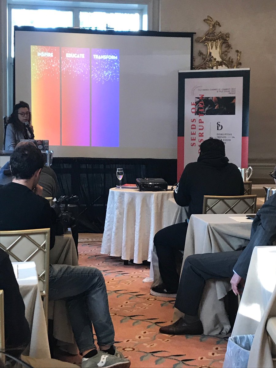Iaccw_La's tweet photo. @TasteTrue presents Food Shapers, Disruptive Trends in Our Food System featuring #FutureFoodInstitute #SeedsofDisruption https://t.co/pGdSQoDrl0