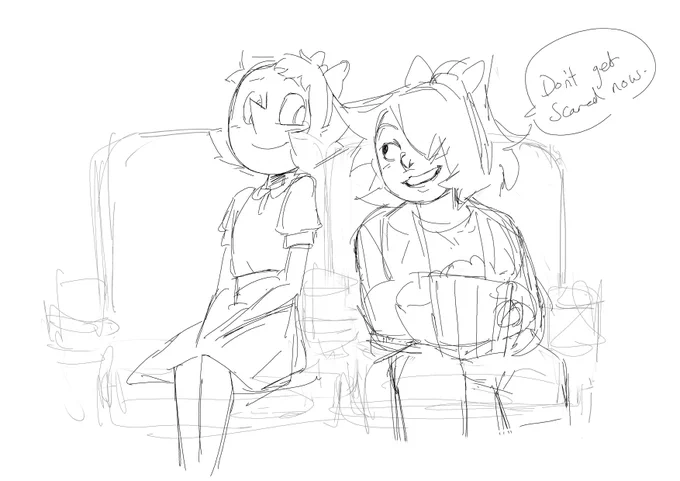 #pearlmethyst doodle 
#greaseAU 