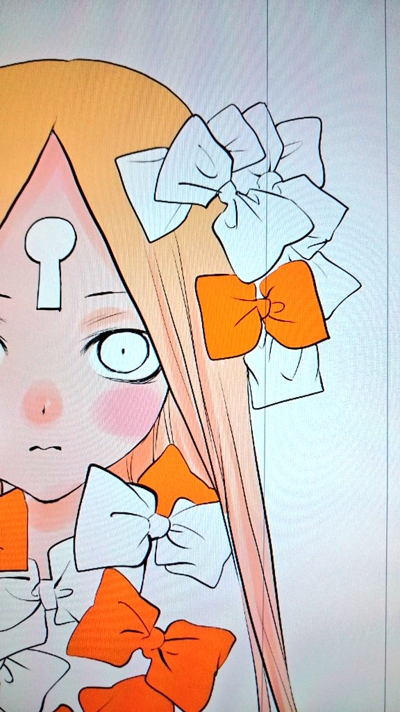 おはようございます〰?アシスタントさんみえたので朝の落書き時間切れ!直描きまだまだひどい線です〰? 
