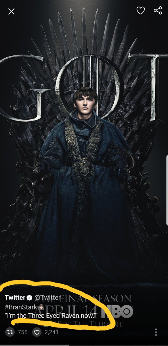 The_Morrigan18's tweet photo. You sneaky, sneaky buggers @GameOfThrones! #ForTheThrone #BranStark #NedStark #TheNorthRemembers S1 vs S8 🖤 https://t.co/pzaNTyMX34