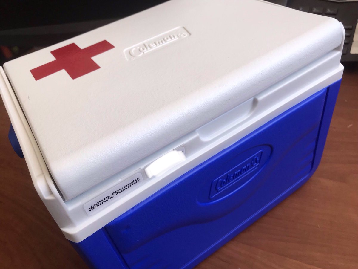 JaimeRGomezA's tweet photo. Hielera lista para transportar el medicamento Ácido #Folínico para #quimioterapia
https://t.co/Grv4g0u68n https://t.co/UC8c0PXDDQ