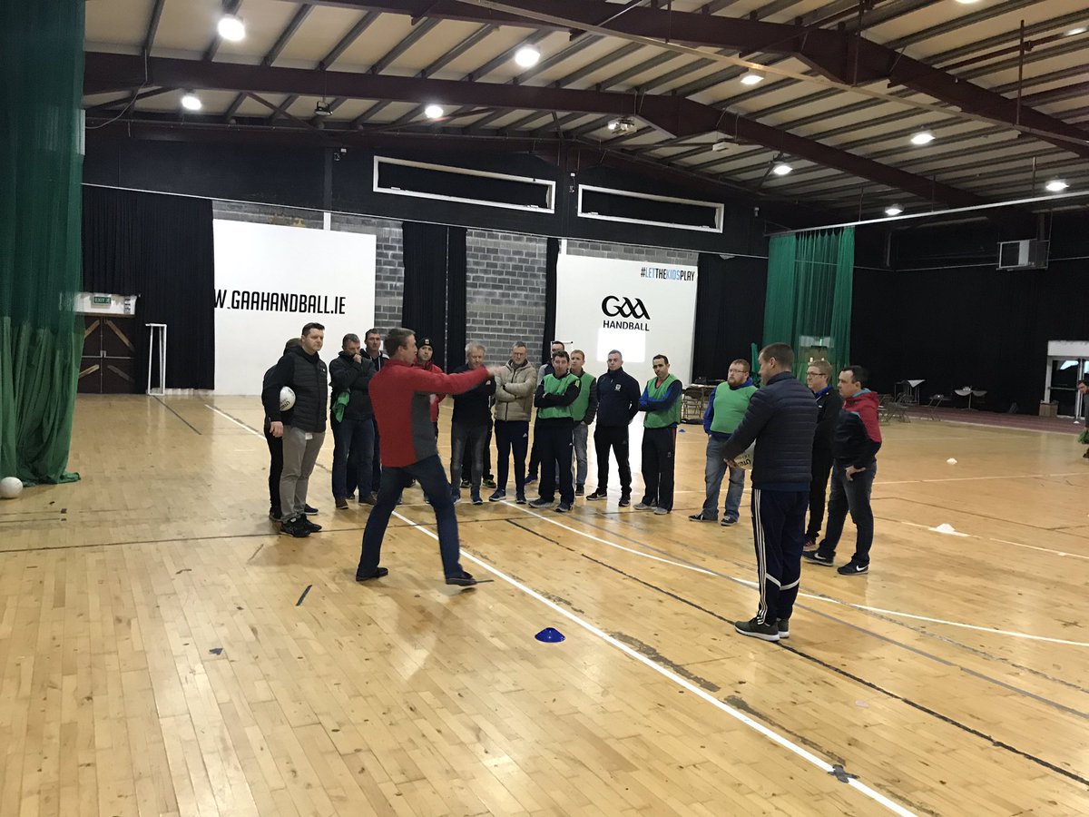MayoGAACoaching's tweet photo. Mayo GAA coaching and games development, coach education program, action from the 4th and final night of the  award 1 youth coaching course held in the Breaffy sports arena, well done to all the participants and tutors @ConnachtGAA @MayoGAABlog https://t.co/ufvei1uR9M