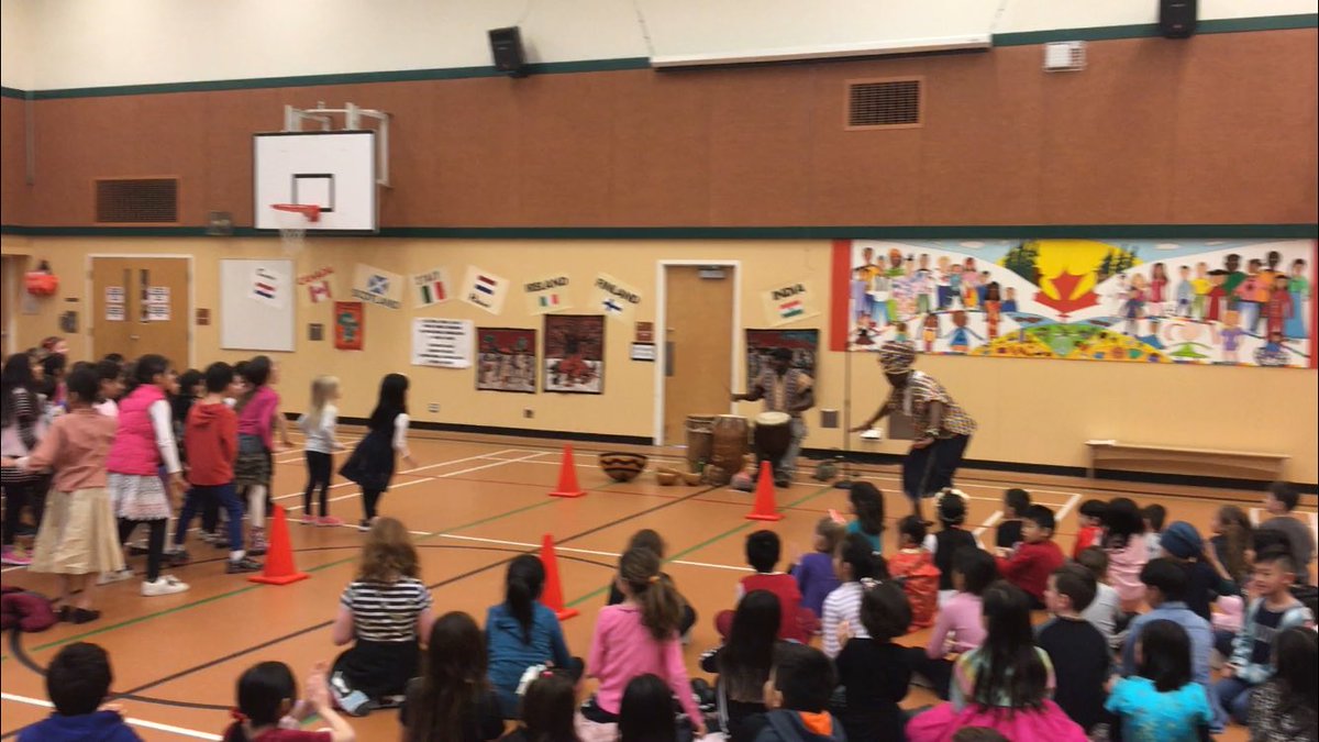 Great Multicultural Day in Hawksville! Cool activities, great food from around the world and an awesome interactive African drum, dance and song performance. Thanks to all staff, parents and students for making it happen! <a href="/sd43bc/">School District 43</a>
