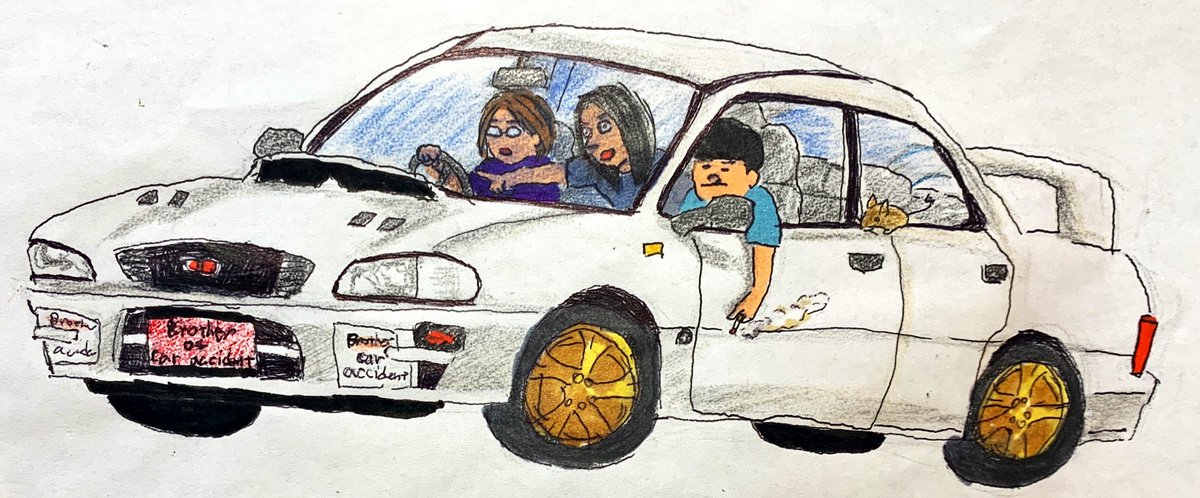 時々車の絵も描きます
#ferrari250GT #PorcheCarreraRS #FC3S #GC8