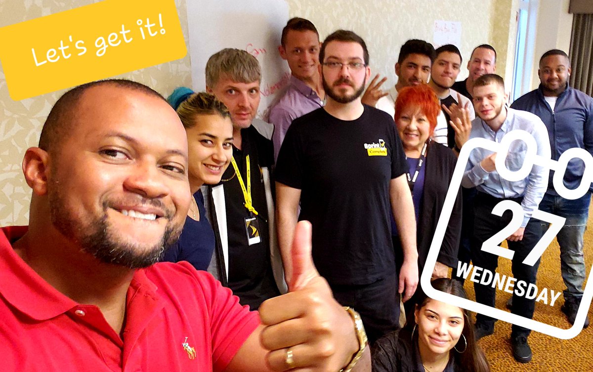 First thing this morning we ready to kickstart another day of #SprintTrainingCamp! #SprintFam #SprintFUNdamentals