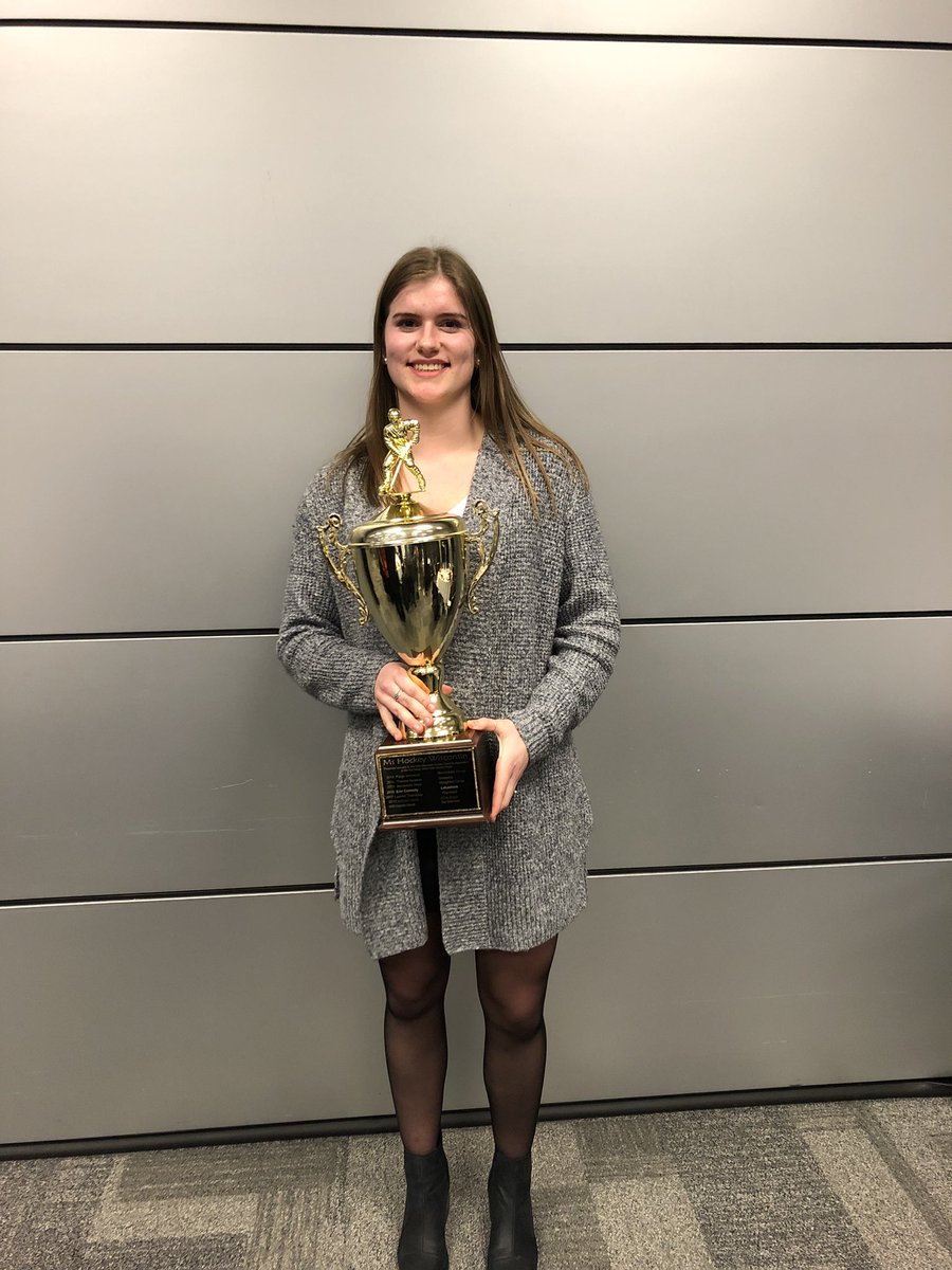 Congratulations to Charlotte Akervik on being named 2019 GWHCA Ms. Hockey!!