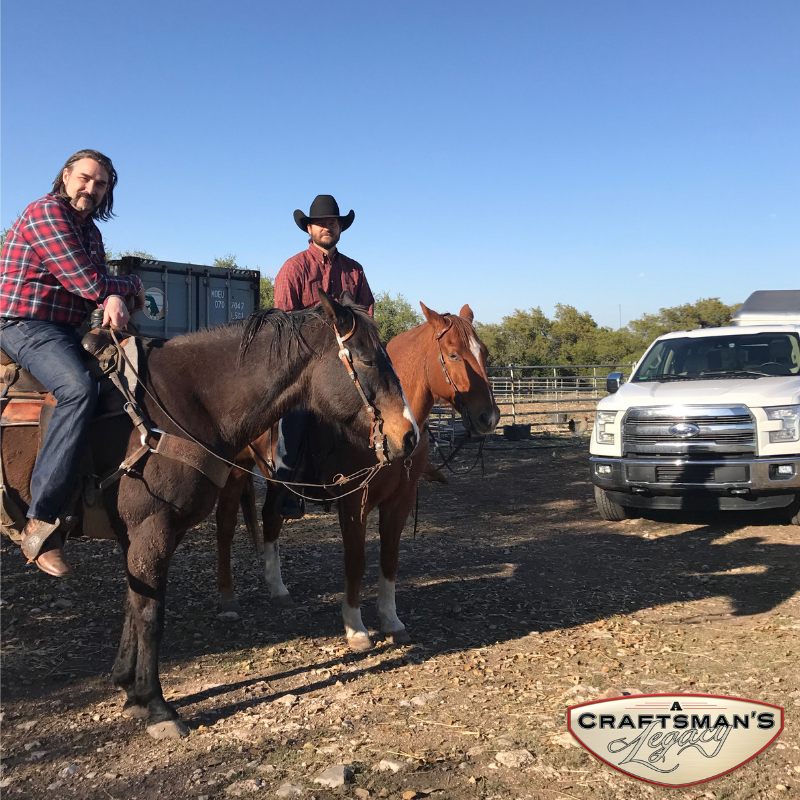 Wilson and I headed out for a short trail ride.  Capron Bits &amp; Spurs, LLC