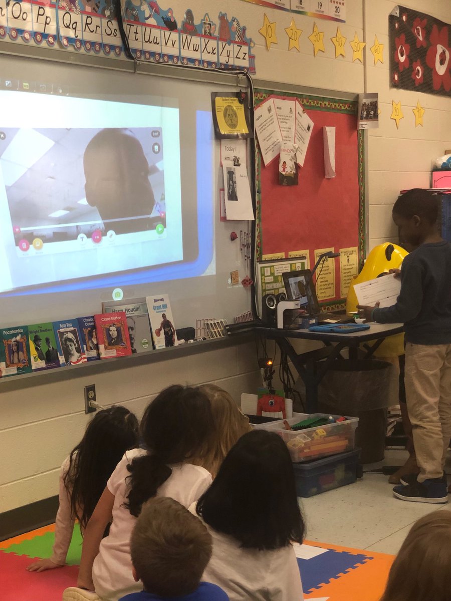 reedteach13's tweet photo. @Cherokee_JCS 1st graders learn to use Flipgrid to show what they know about Toys: Past and Present. #JCSDLD #JCSTechLeads https://t.co/7AmjXZg5l7