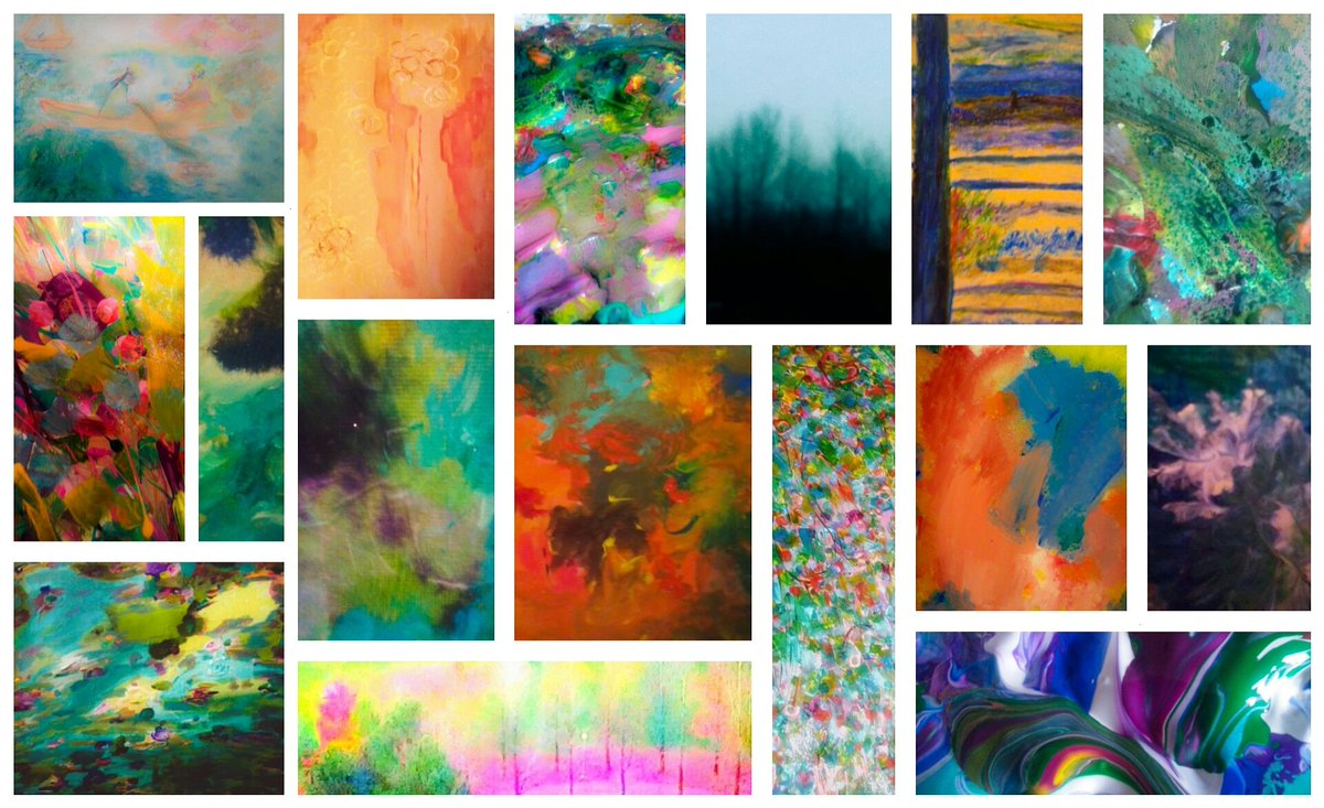 TodallyInspired's tweet photo. Pop Up Art show tonight #pancakesandbooze at #fortunesoundclub #abstract expressionism https://t.co/drHUvT6C4r