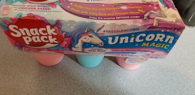 Unicorn pudding?!