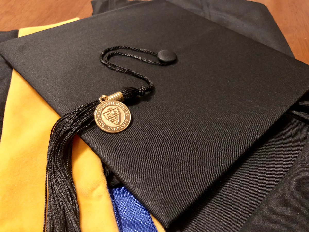 Exciting mail delivery today!!  The official “outfit” has arrived, and I can’t wait until May!  See you onstage @snhuprez!!