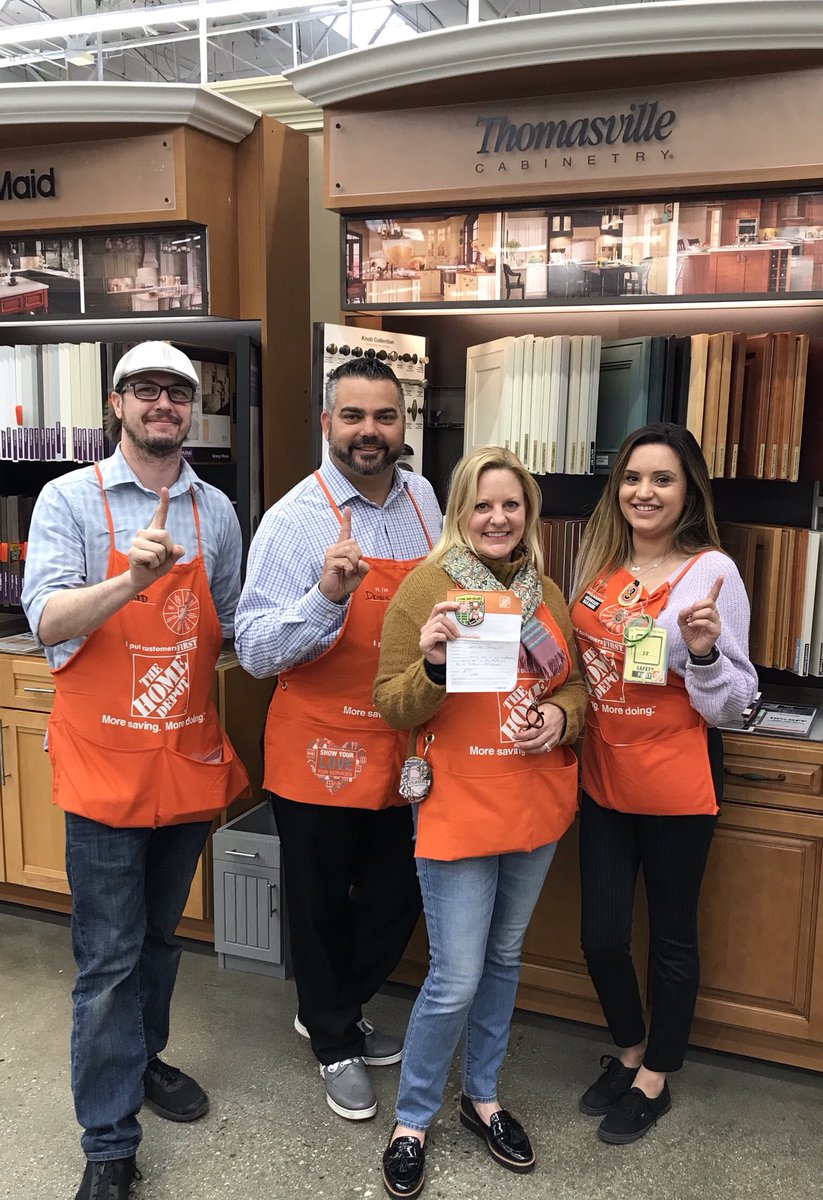 Thank You Jennifer for being the #1 Kitchen Designer in the district! @specialty1077 <a href="/Jaime_HD_D25/">Jaime Castillo</a> <a href="/THD_SCombs/">Steve Combs</a> @PS_RSM <a href="/vcolbeckHD/">Vanessa Colbeck</a>