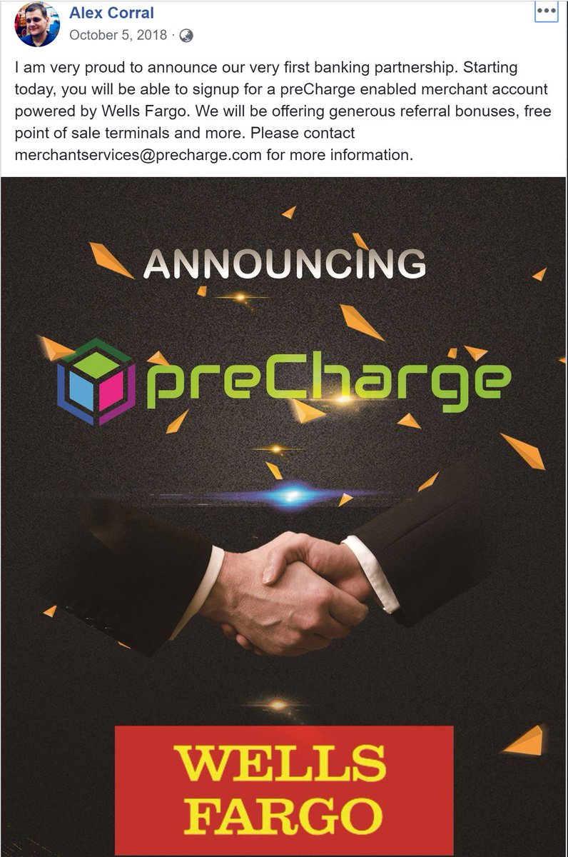 Wilson_Expose's tweet photo. Hey @WellsFargoNews @WellsFargoJobs @WellsFargoB2B
Can you confirm your partnership with #preCharge?
Or everything is LIES.
BIG LIES OF PRECHARGE REVEALED !!!!
#Blockchain #BITCOIN #ETHEREUM #SCAM #FRAUD #PCPi #CRYPTO
#Cryptocurrency #Token #PCPIe https://t.co/LCC1qOqujz