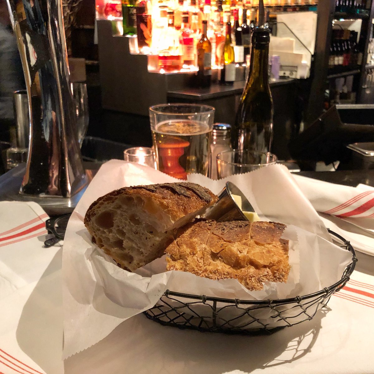 It’s ok to eat the whole basket of bread.  Especially at <a href="/eat_landmarc/">landmarc</a> <a href="/chefmarcmurphy/">Chef Marc Murphy</a> #ruizing