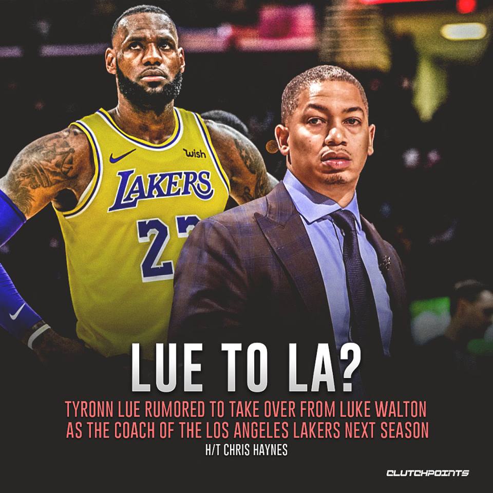 ClutchPoints on Twitter "Tyronn Lue a candidate for the Lakers