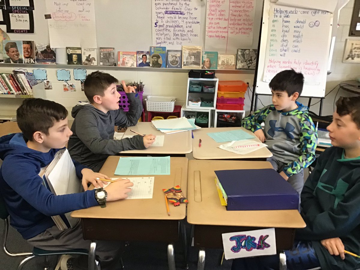 Ss collecting data about recess to present to Warwick’s new recess committee. Ss communicate, collaborate, and create ways to organize data obtained through grade level surveys. They are doing this in a concise way and then presenting the info through graphs. <a href="/CBWarwickElem/">Warwick Elementary School CBSD</a>