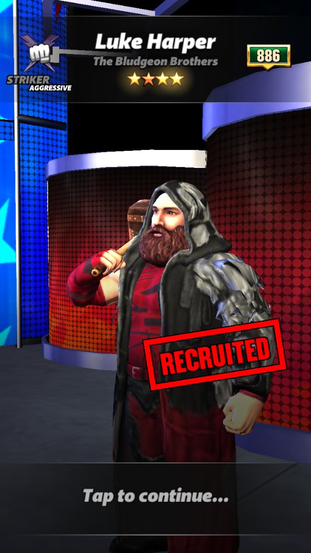 Got him!! #RochesterNY #BludgeonBrothers @LukeHarperWWE @WWEChampions @GuersansGaming