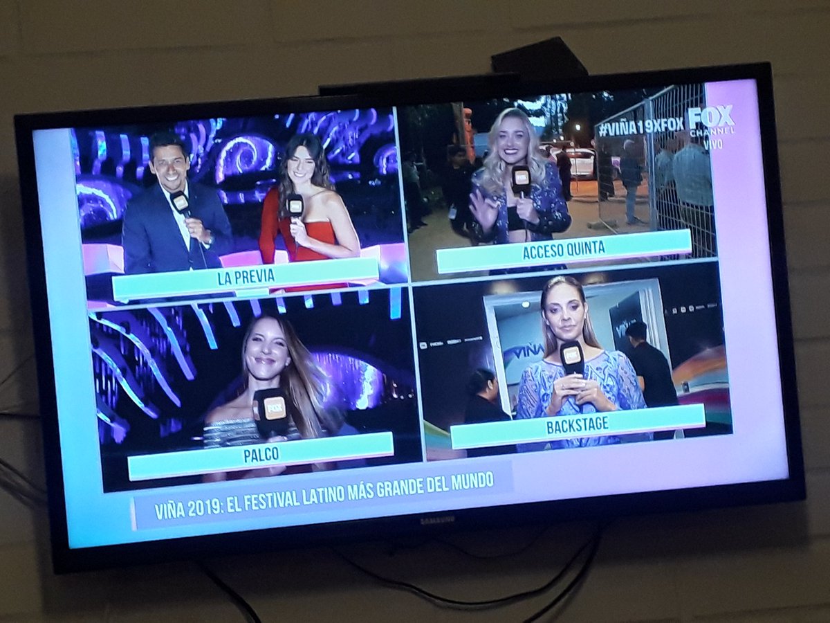 Angelus_art's tweet photo. @foxlife_latam y @FOXChannelLA enseñándole a #VinaXEl13 y #ViñaPorTVN como se hace un backstage #ViñaDelMar #viña19fox https://t.co/hgf3dUtzX0
