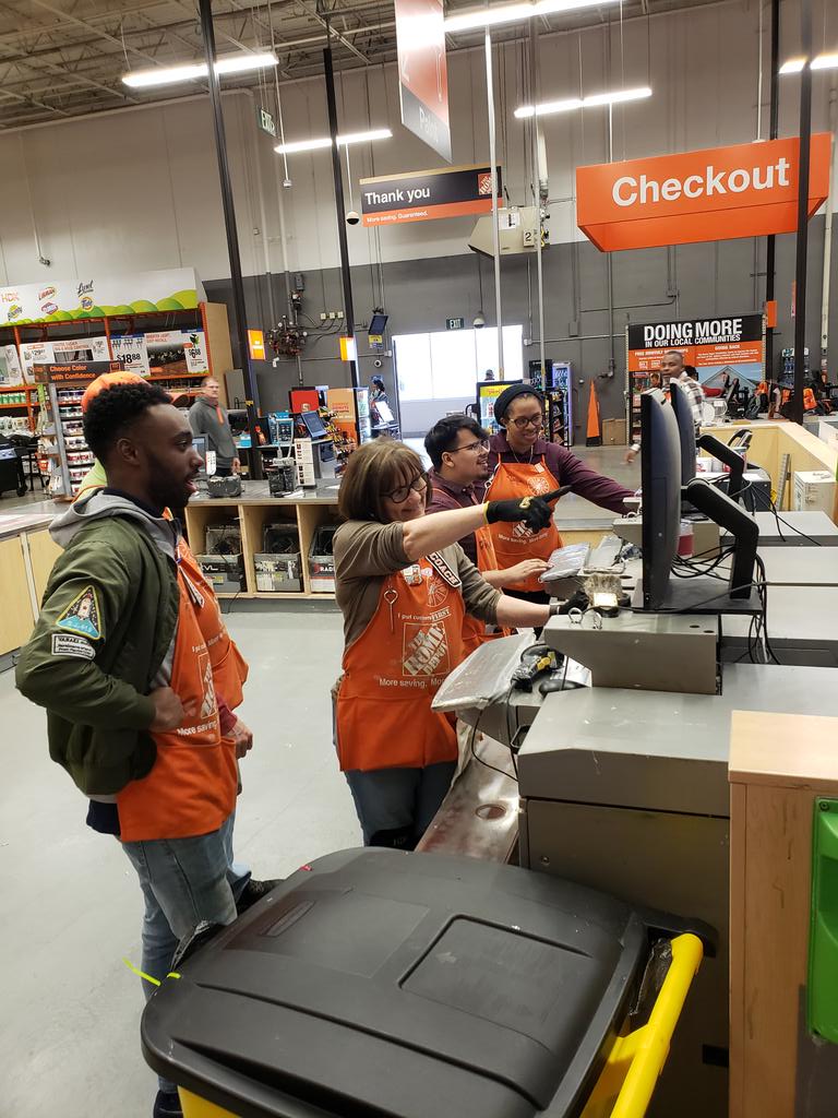 Cross training at its best!!! Plumbing,  flooring and garden.. I'm a proud DS