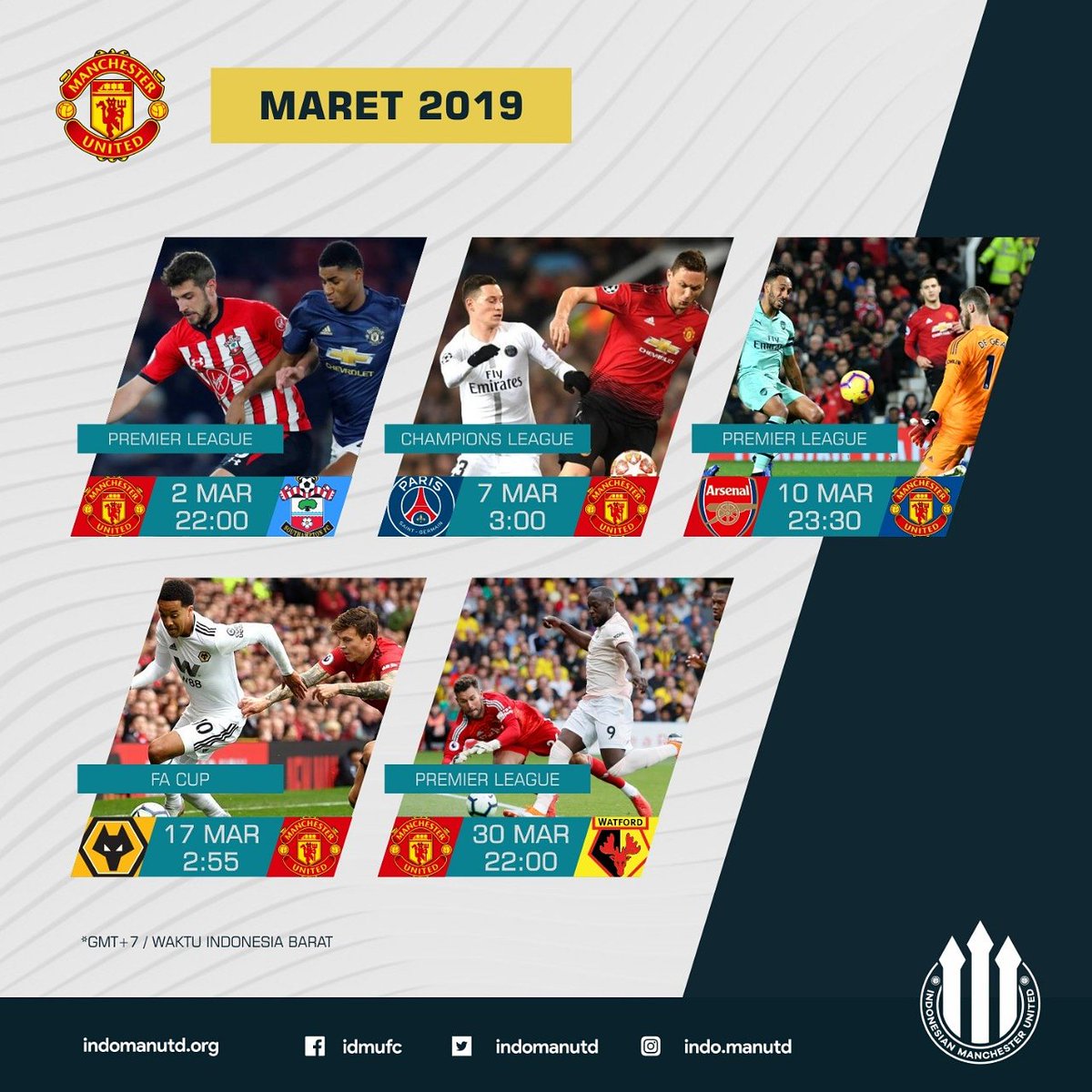 Jadwal #MUFC Maret

#united #unitedfans #mufcfans #indomanutd #indomanutdjogja