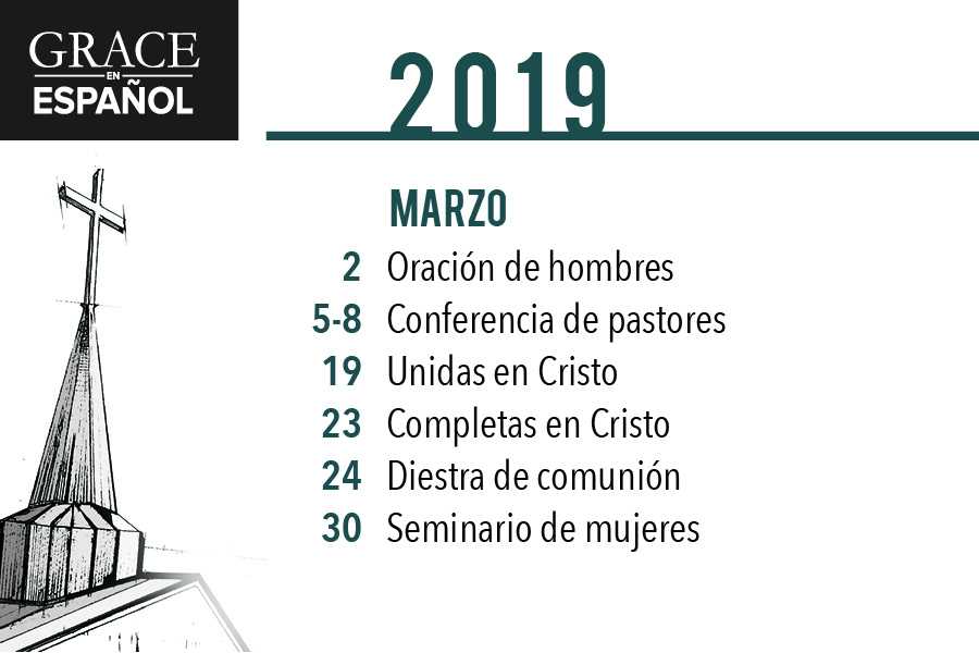 GCCespanol's tweet photo. ¿Orarías por estas actividades especiales para el mes de marzo? Estas son adicionales a nuestras reuniones regulares los domingos, miércoles y los diferentes estudios bíblicos hogareños. https://t.co/BwzKdU1m3q