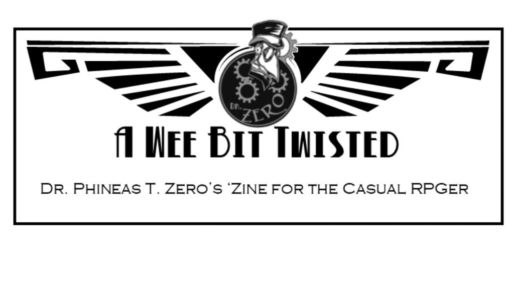 Kickstarter issued a challenge:  Design a RPG 'zine and Dr. PT Zero said, 'Challenge Accepted!' and we invited our friends over at Geek <a href="/TheGeekSpiel/">Matt Miller</a> <a href="/chcornell/">Chris Cornell</a>  to join in on the quest! Check out the KS campaign HERE!

kickstarter.com/projects/drzer…