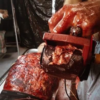RealSamMason's tweet photo. More #bts of our #film #horror #indiehorror #NormalTerror by #sacrificialpawnproductions our #sfx are all done in-house... Let us bring your #production to life... #actor #producer #director #writer #sfxmua #sfxprops https://t.co/FqIlHlIab4