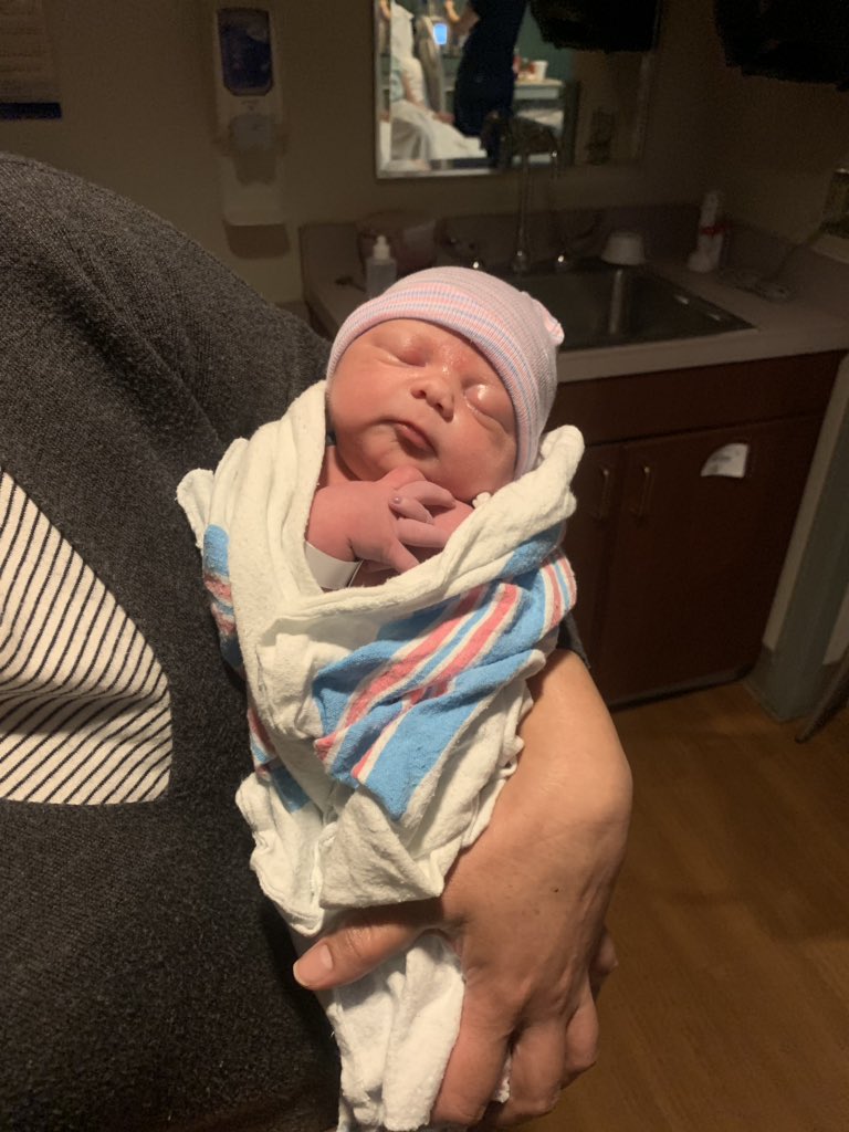  Happy birthday Carlos! My daughter Violet was born today at 1:55pm. Future Bengal fan in the making! 