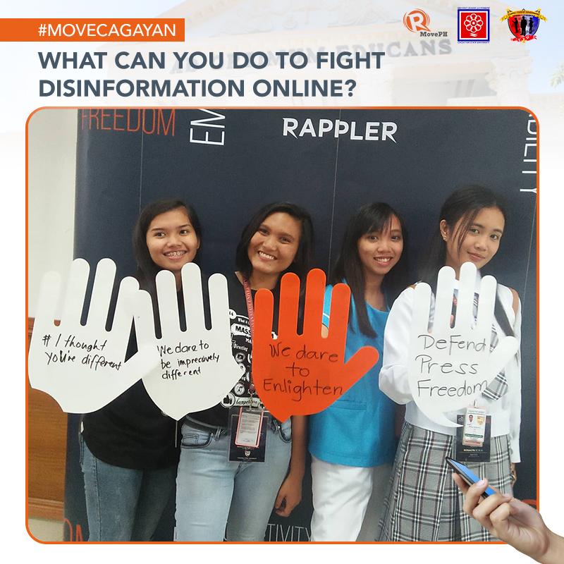 MovePH's tweet photo. #MoveCagayan attendees pledge to fight disinformation online.
Learn more about the event here: https://t.co/1t4UzUEeos https://t.co/QVmETzie60