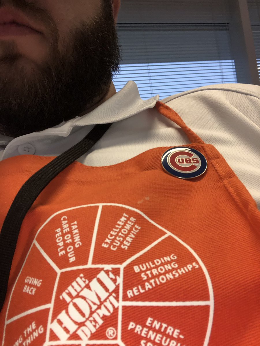chancejsmith89's tweet photo. Go cubs Go! #chicagocubs #baseballseasonisback #homedepot #asmfundamentals #hdu https://t.co/agzMdGsHbB