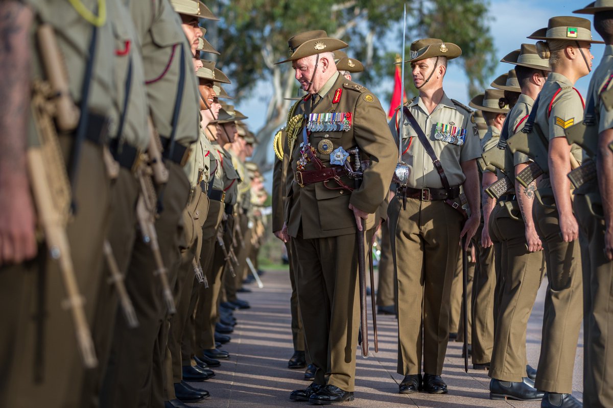 AustralianArmy's tweet photo. MEDIA RELEASE | Happy Birthday! Today the Governor-General of Australia &amp; CPL Dan Keighran, VC, presented us with a new Army Banner, on behalf of the people of Australia. Thank you for your ongoing support. 

Read more here - https://t.co/s85tlDZ6AR https://t.co/IaYoFYJa7s