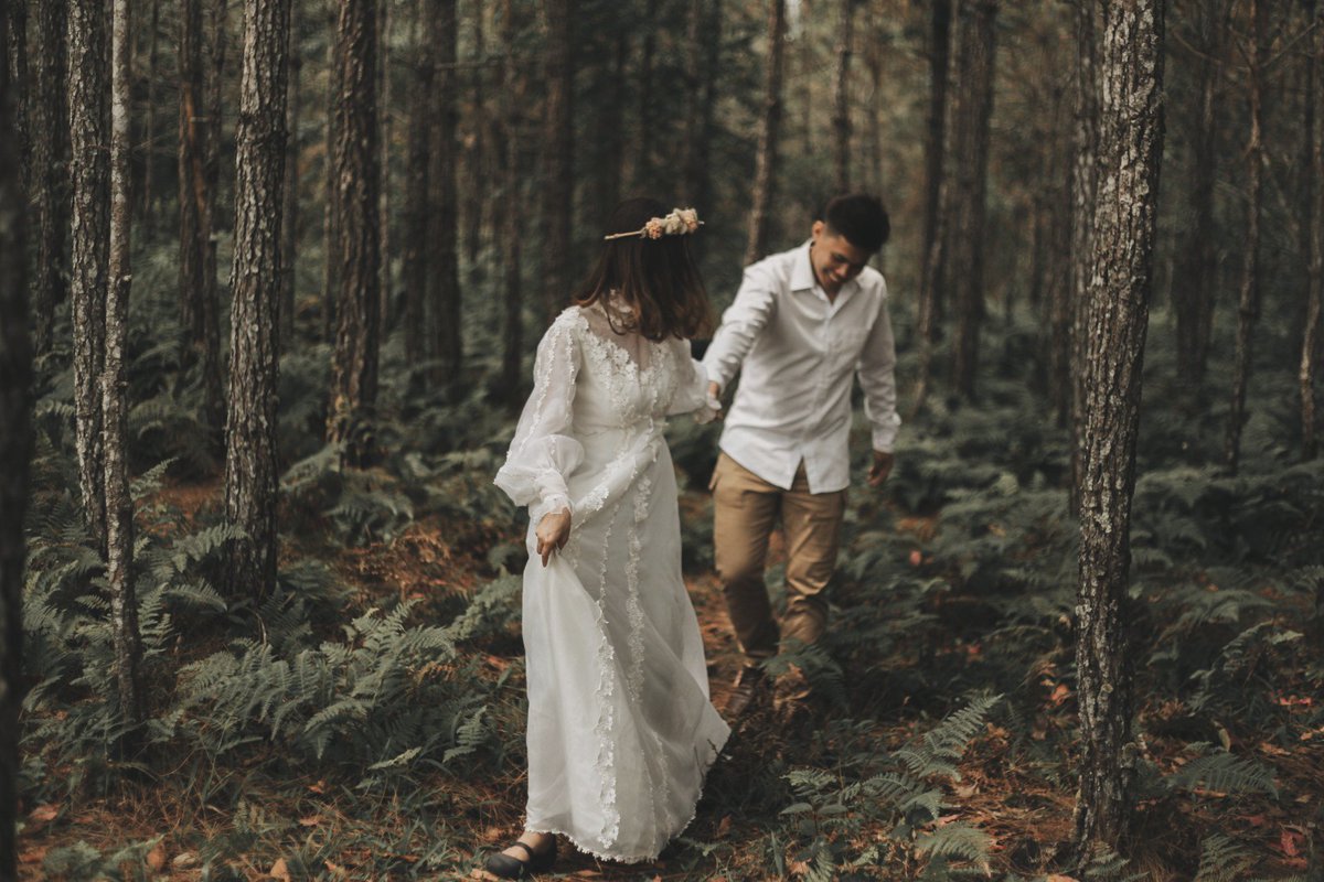 oadenn's tweet image. — Forest Prewedding