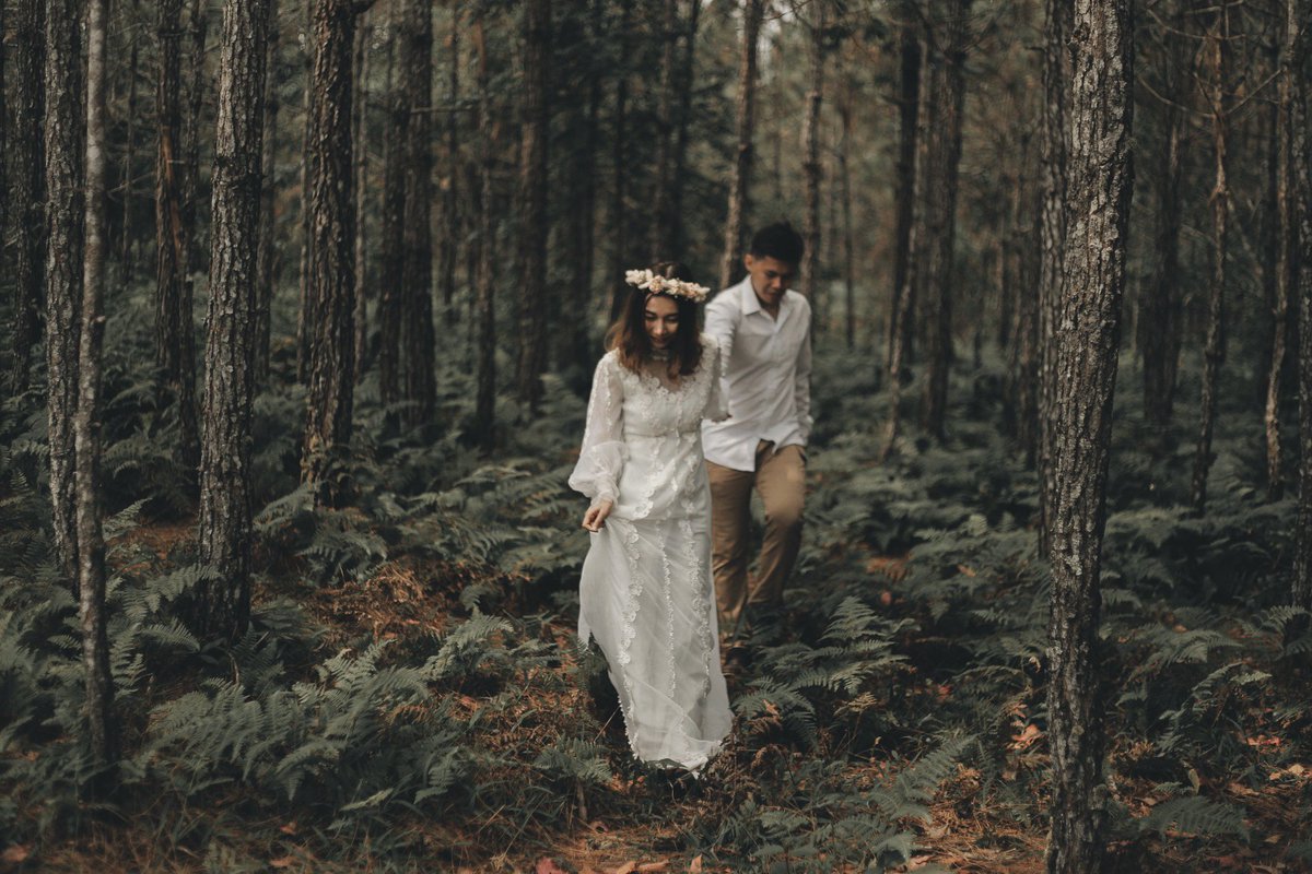 oadenn's tweet image. — Forest Prewedding