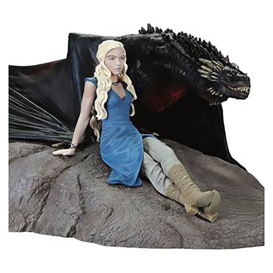 EmpireCollects's tweet photo. Daenerys and Drogon, two names that strike fear in the heart of any man/women fighting for the Iron Throne! Dark Horse Game Of Thrones Deluxe Daenerys and Drogon statue available now! Click the link below to view it in our store! https://t.co/criXpW2kx6 https://t.co/dHoEN05F43